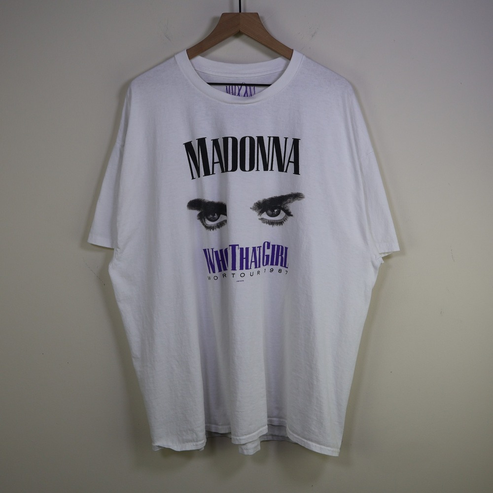 2023 Madonna The Celebration Tour Who's That Girl T-Shirt 2XL White Concert Tee